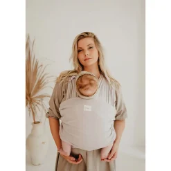 Porte Bébé Ventral|Tout Pour Vos Balades*Babylonia Porte-bébé Tricot-Easy de Warm Sand