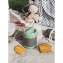 Pots*Béaba Portion inox isotherme 300 ml de Mineral Grey