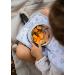 Pots*Béaba Portion inox isotherme 500 ml de Blue