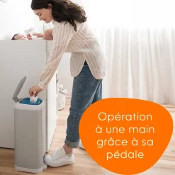 Poubelles*Diaper Genie Poubelle à couches select de Gris