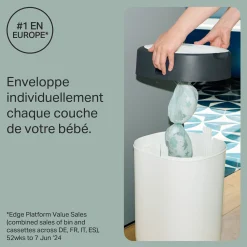 Poubelles*Tommee Tippee Poubelle à Couches Twist & Click de Vert