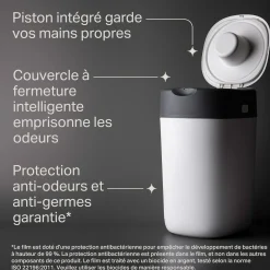 Poubelles*Tommee Tippee Poubelle à Couches Twist & Click de Vert