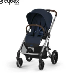 Tout Pour Vos Balades|Poussettes Citadines*CYBEX Poussette Balios S Lux 2 de Châssis Silver - Ocean Blue