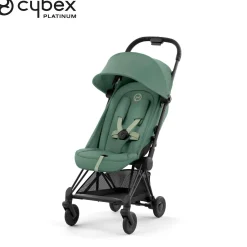 Tout Pour Vos Balades|Poussettes Citadines*CYBEX Poussette Coya de Matt Black/Leaf Green