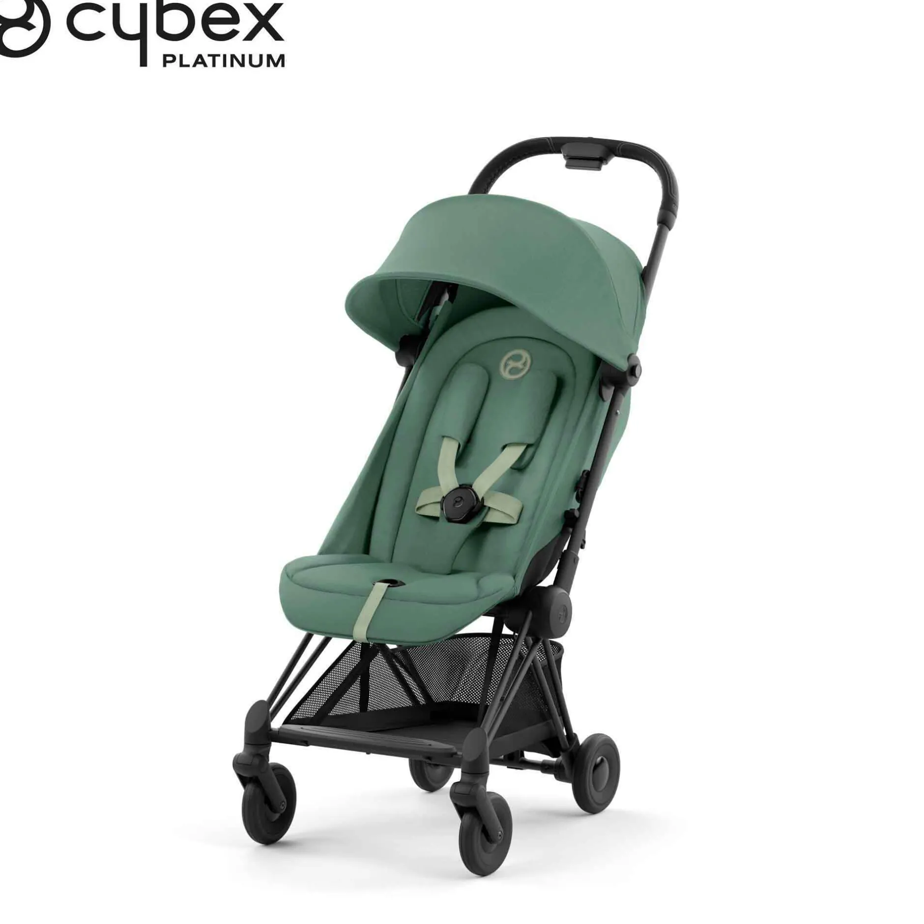 Tout Pour Vos Balades|Poussettes Citadines*CYBEX Poussette Coya de Matt Black/Leaf Green