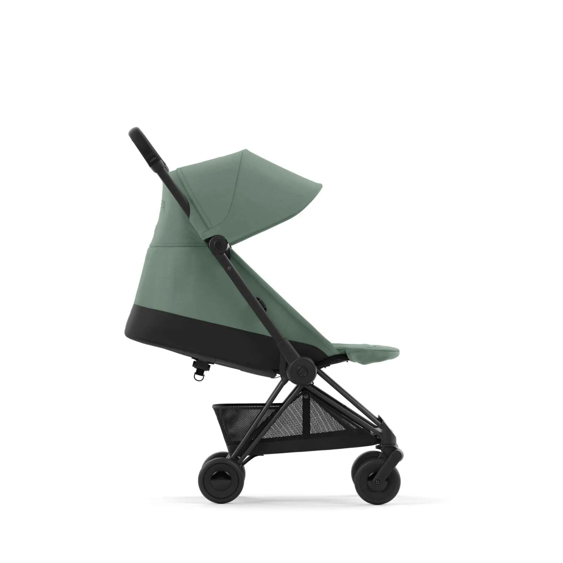 Tout Pour Vos Balades|Poussettes Citadines*CYBEX Poussette Coya de Matt Black/Leaf Green