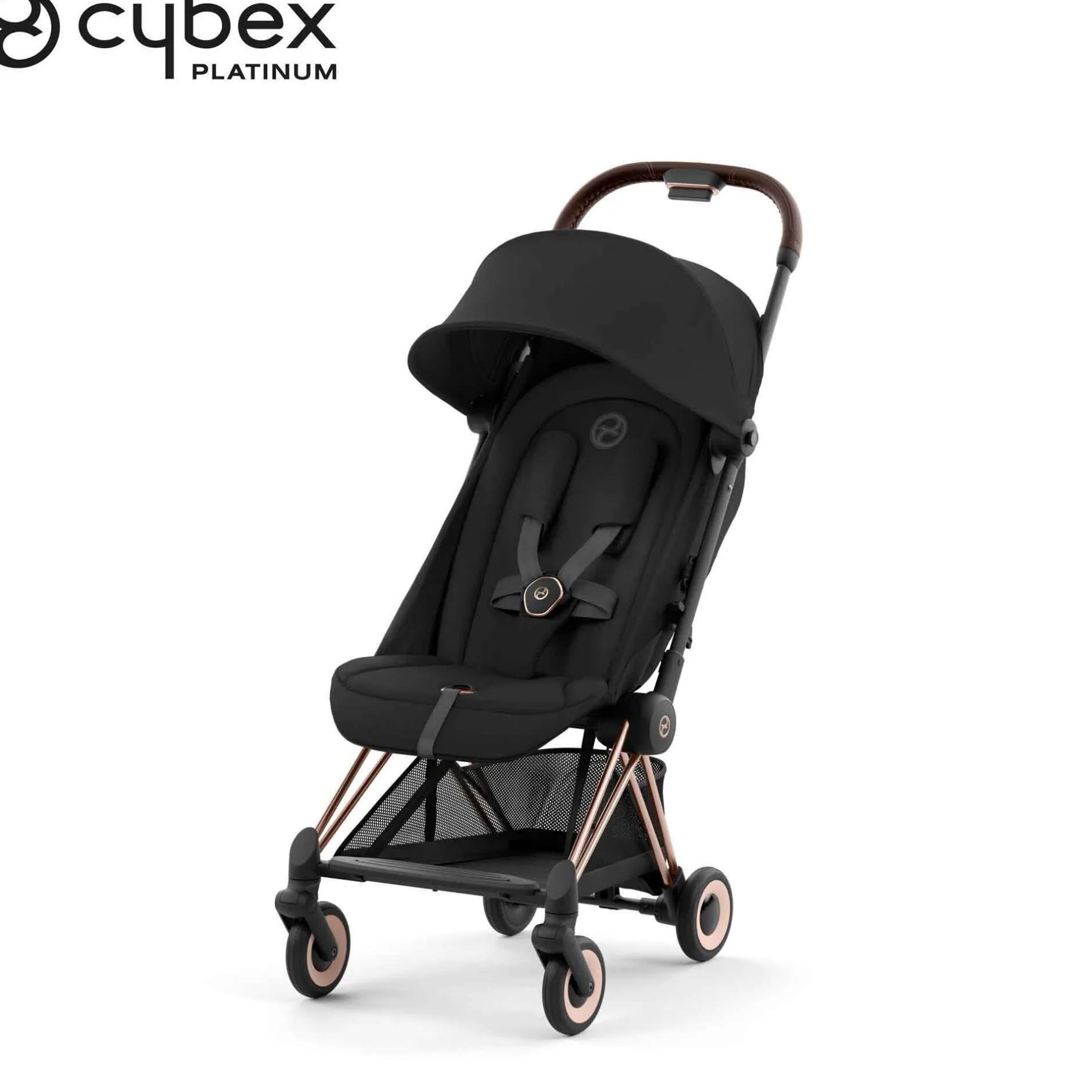 Tout Pour Vos Balades|Poussettes Citadines*CYBEX Poussette Coya de Rosegold/Sepia Black