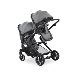 Tout Pour Vos Balades|Poussettes Doubles & Triples*Hauck Poussette double Atlantic Twin de Grey