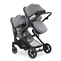 Tout Pour Vos Balades|Poussettes Doubles & Triples*Hauck Poussette double Atlantic Twin de Grey
