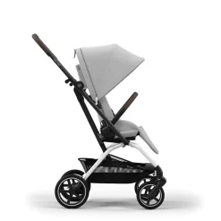 Poussettes Citadines|Poussettes Polyvalentes*CYBEX Poussette Eezy S Twist +2 de Châssis Silver - Fog Grey 2024