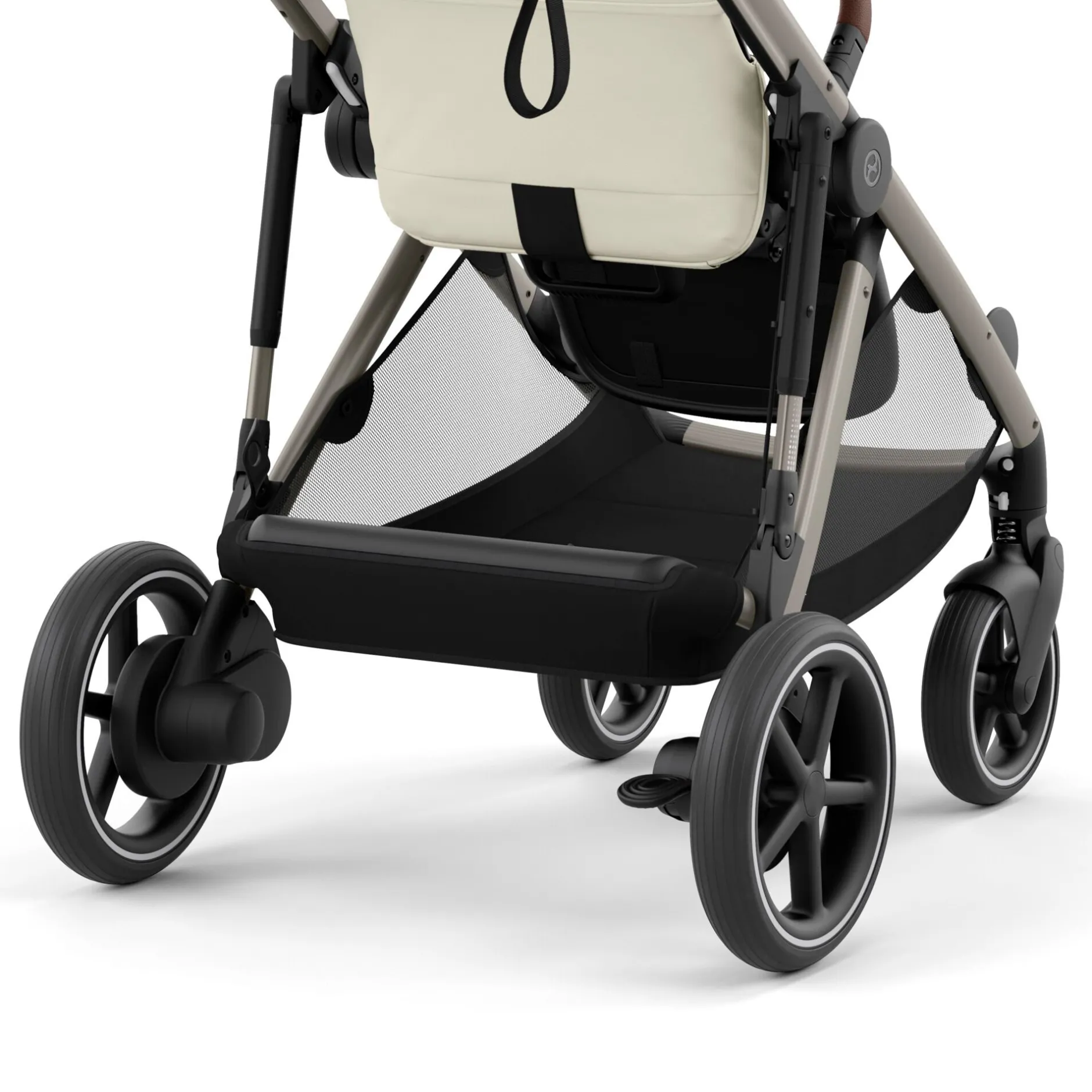 Poussettes Doubles & Triples|Tout Pour Vos Balades*CYBEX Poussette e-Gazelle S + Panier shopping de Châssis Black - Moon Black