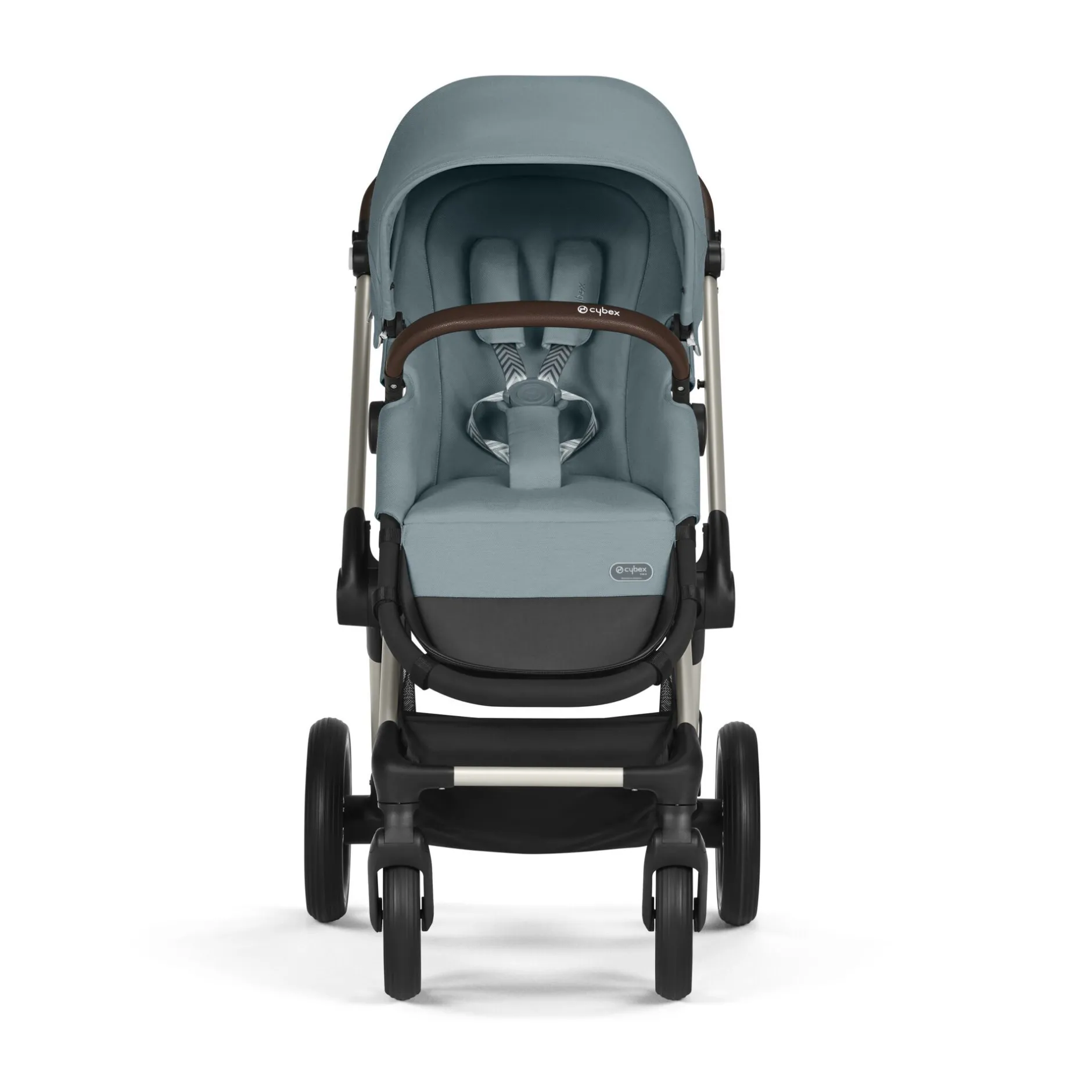 Poussettes 2-En-1|Tout Pour Vos Balades*CYBEX Poussette 2-en-1 Eos Lux de Châssis Taupe - Sky Blue