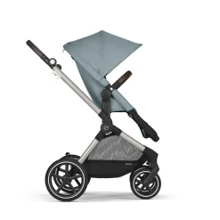 Poussettes 2-En-1|Tout Pour Vos Balades*CYBEX Poussette 2-en-1 Eos Lux de Châssis Taupe - Sky Blue