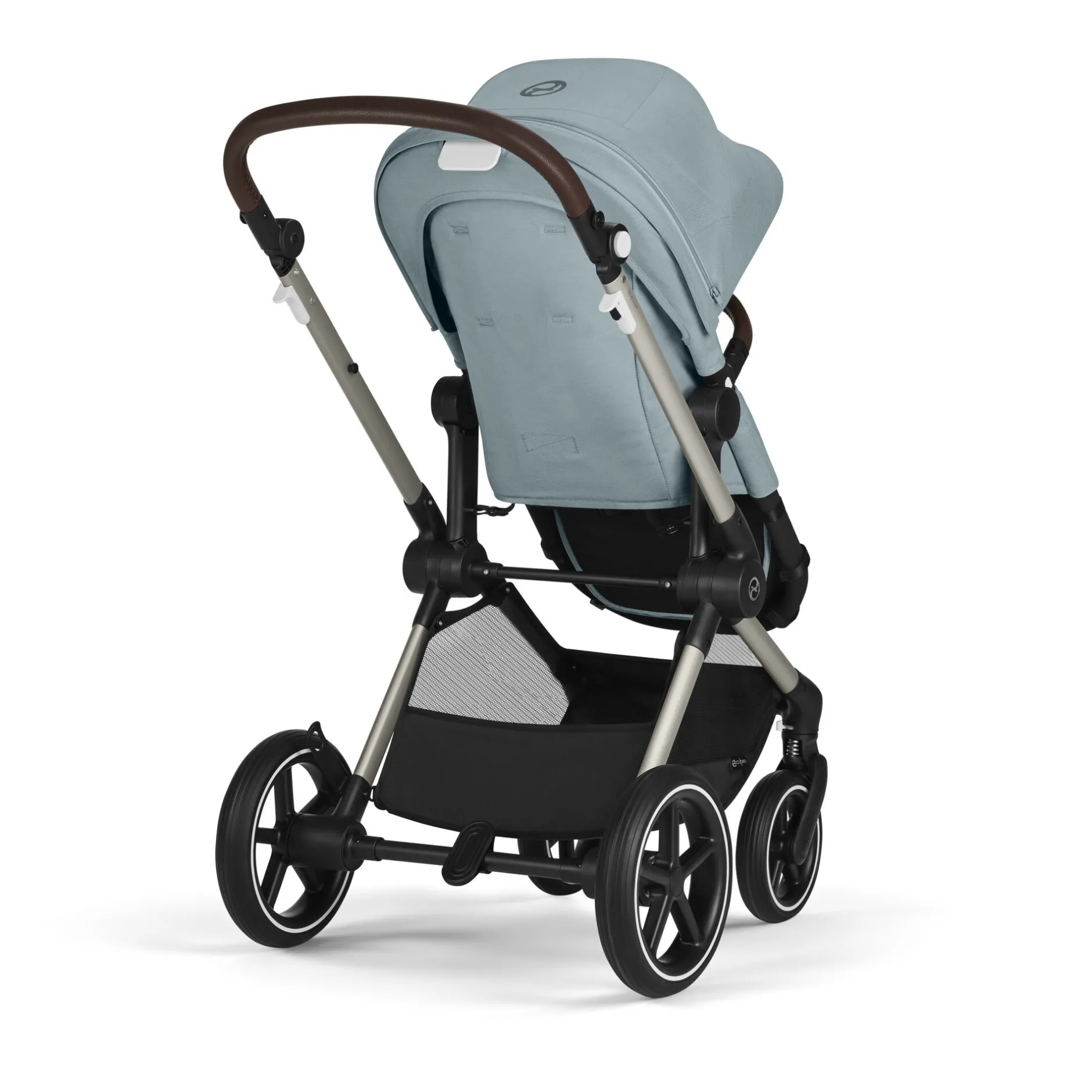 Poussettes 2-En-1|Tout Pour Vos Balades*CYBEX Poussette 2-en-1 Eos Lux de Châssis Taupe - Sky Blue