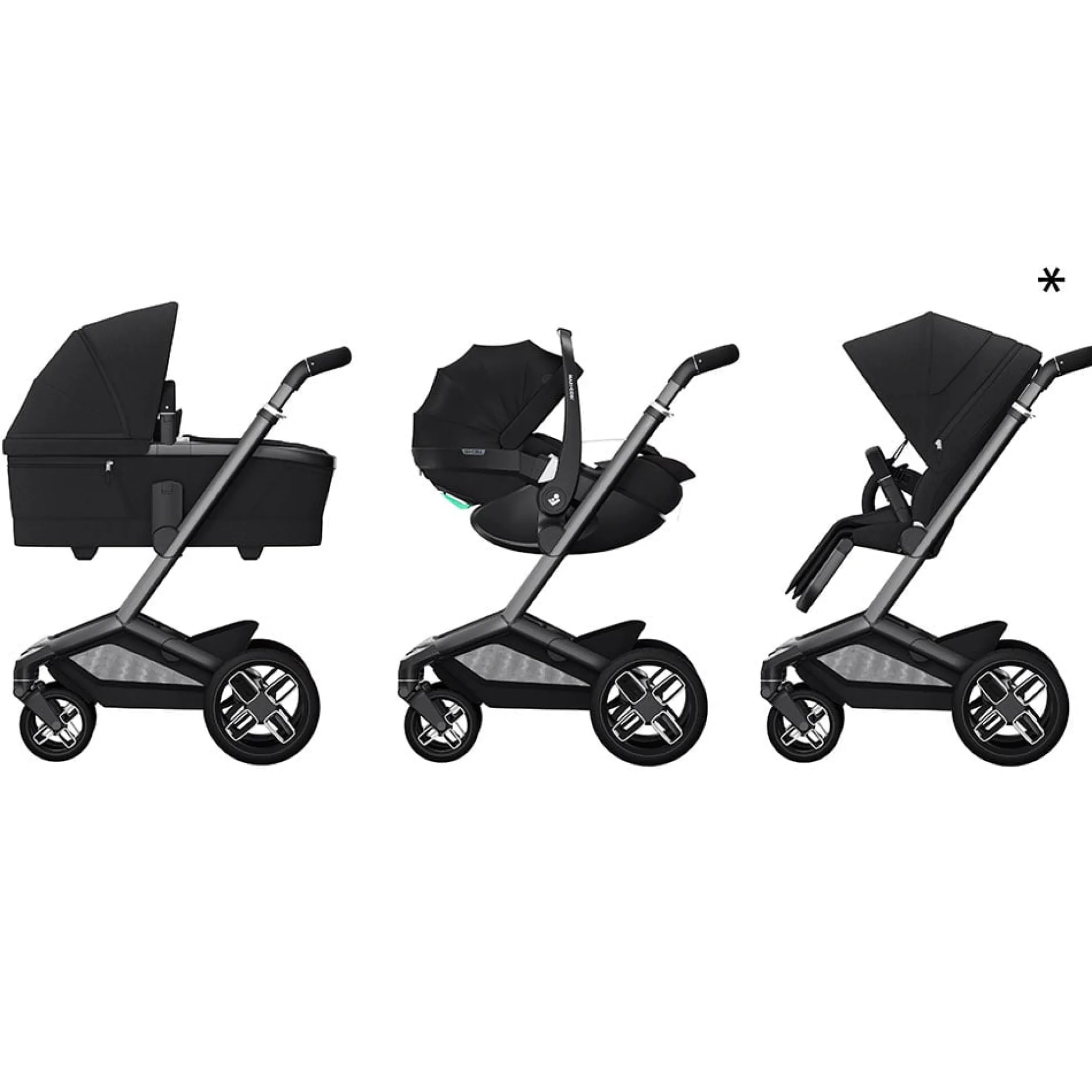 Tout Pour Vos Balades|Poussettes Citadines*Maxi-Cosi Poussette Fame de Twillic Black