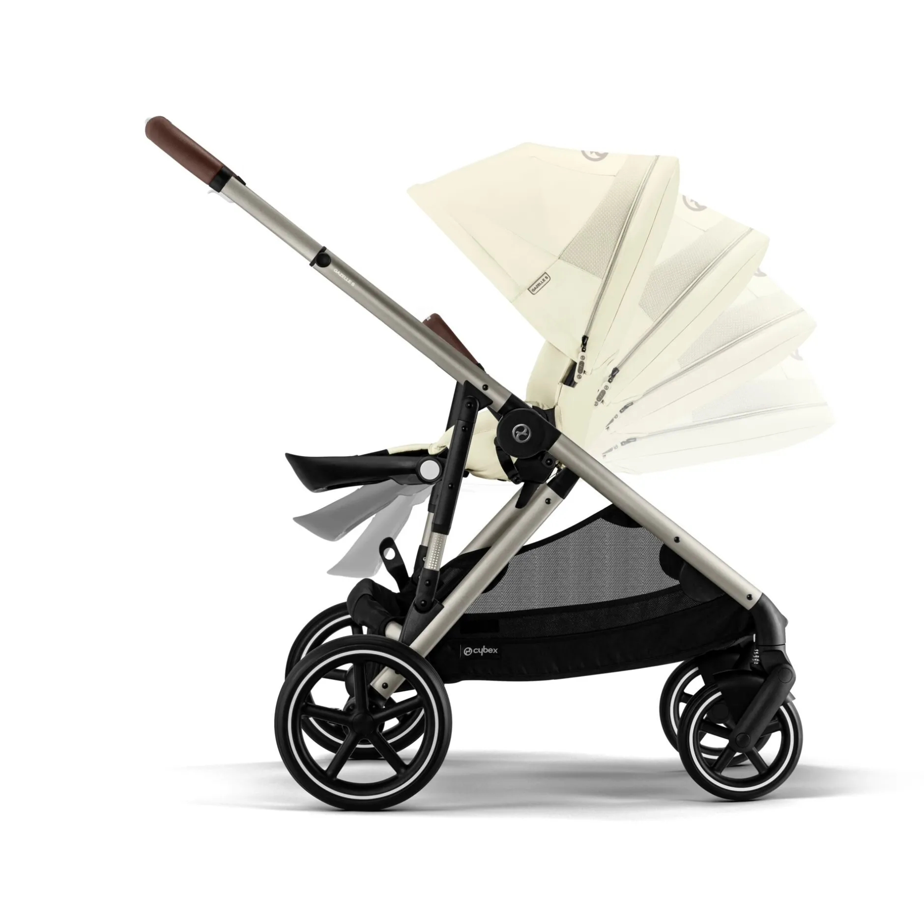 Tout Pour Vos Balades|Poussettes Doubles & Triples*CYBEX Poussette Gazelle S de Châssis Taupe - Seashell Beige