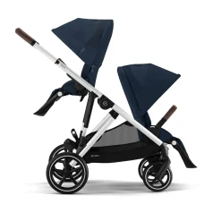Tout Pour Vos Balades|Poussettes Doubles & Triples*CYBEX Poussette Gazelle S de Châssis Silver - Ocean Blue