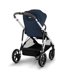 Tout Pour Vos Balades|Poussettes Doubles & Triples*CYBEX Poussette Gazelle S de Châssis Silver - Ocean Blue