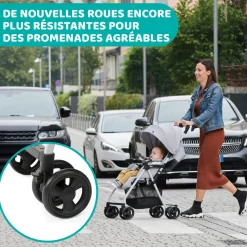 Poussettes Cannes|Tout Pour Vos Balades*Chicco Poussette OHlala 3 de Grey Mist