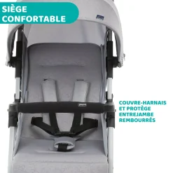 Poussettes Cannes|Tout Pour Vos Balades*Chicco Poussette OHlala 3 de Grey Mist