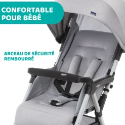 Poussettes Cannes|Tout Pour Vos Balades*Chicco Poussette OHlala 3 de Grey Mist