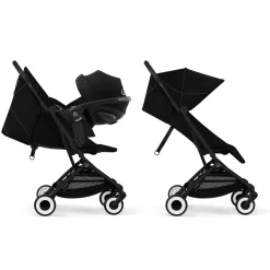 Tout Pour Vos Balades|Poussettes Citadines*CYBEX Poussette Orfeo 2 de Châssis noir - Magic Black