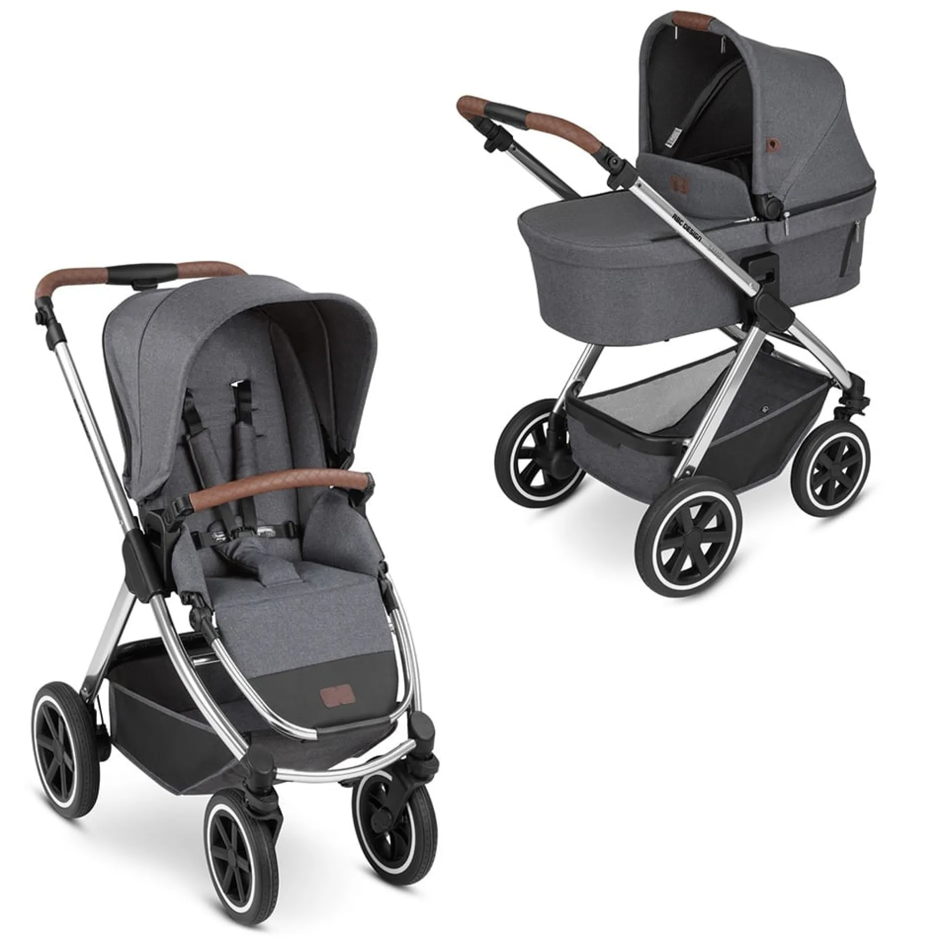 Tout Pour Vos Balades|Packs Poussettes*ABC Design Poussette Samba de Asphalt duo