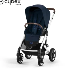 Poussettes Polyvalentes|Tout Pour Vos Balades*CYBEX Poussette Talos S Lux de Silver/Ocean Blue