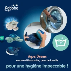 Veilleuses*Pabobo Projecteur Tortue Aqua Dream de