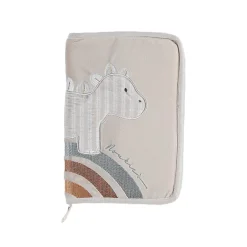 Protège-Carnet De Santé*Noukies Protège carnet de santé en veloudoux de Dino