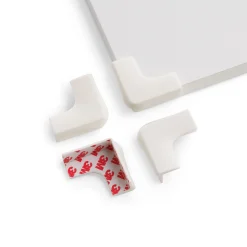 Sécurité Domestique*Formula Baby Protège coins plastique souple x4 de Blanc