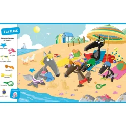 Livres*AUZOU P'tit Loup Cherche et Trouve de Vive les vacances