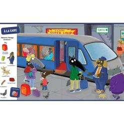 Livres*AUZOU P'tit Loup Cherche et Trouve de Vive les vacances