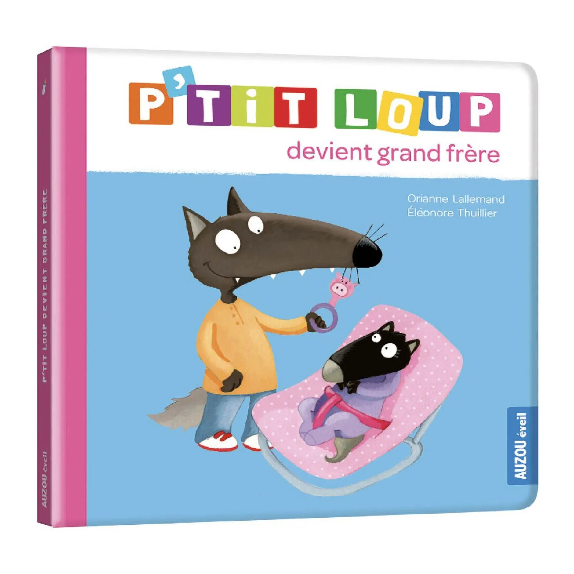 Livres*AUZOU P'tit Loup devient grand frère de Bleu