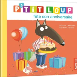 Livres*AUZOU P'tit Loup fête son anniversaire de Orange