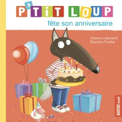 Livres*AUZOU P'tit Loup fête son anniversaire de Orange