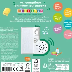 Livres*AUZOU P'tit loup Livre Mes comptines pour être propre de