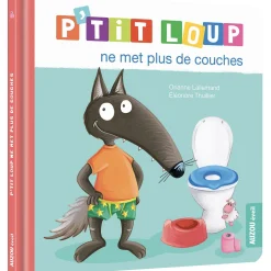 Livres*AUZOU P'tit Loup ne met plus de couches de Bleu