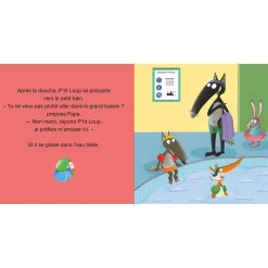 Livres*AUZOU P'tit Loup va à la piscine de Bleu