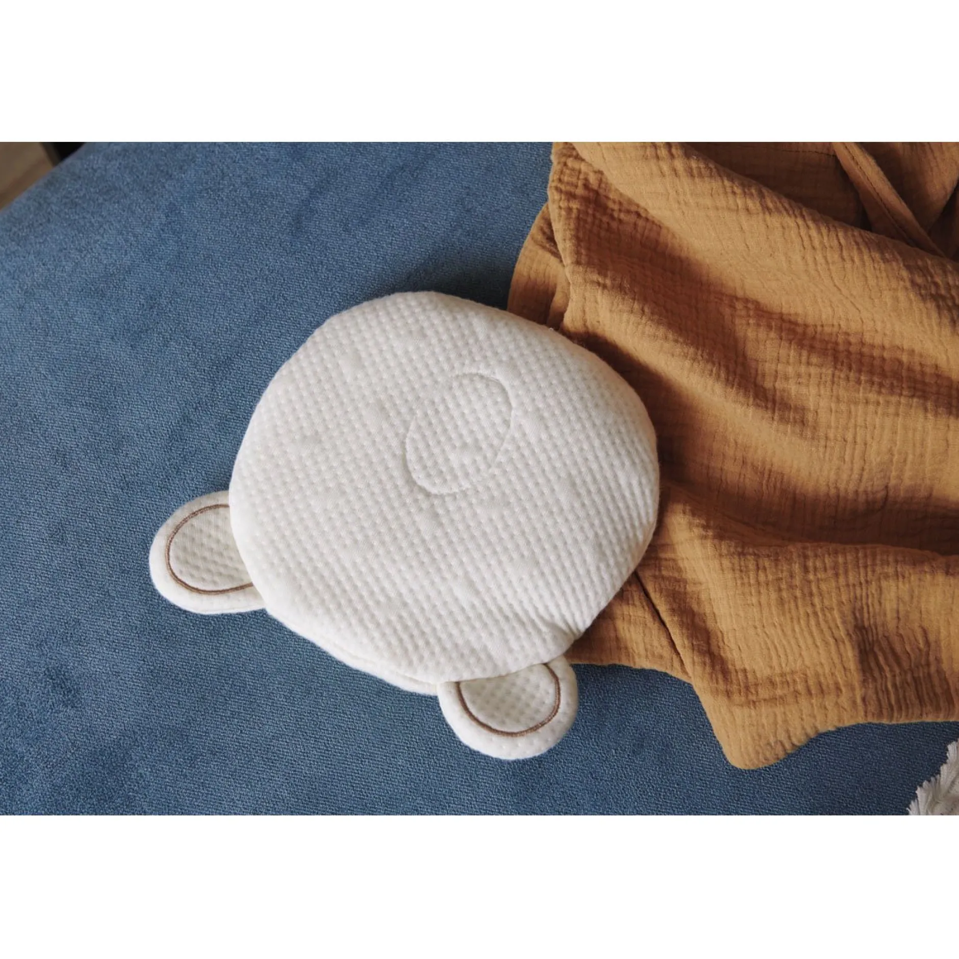 Cales-Bébé*Candide P'tit panda coton de Beige