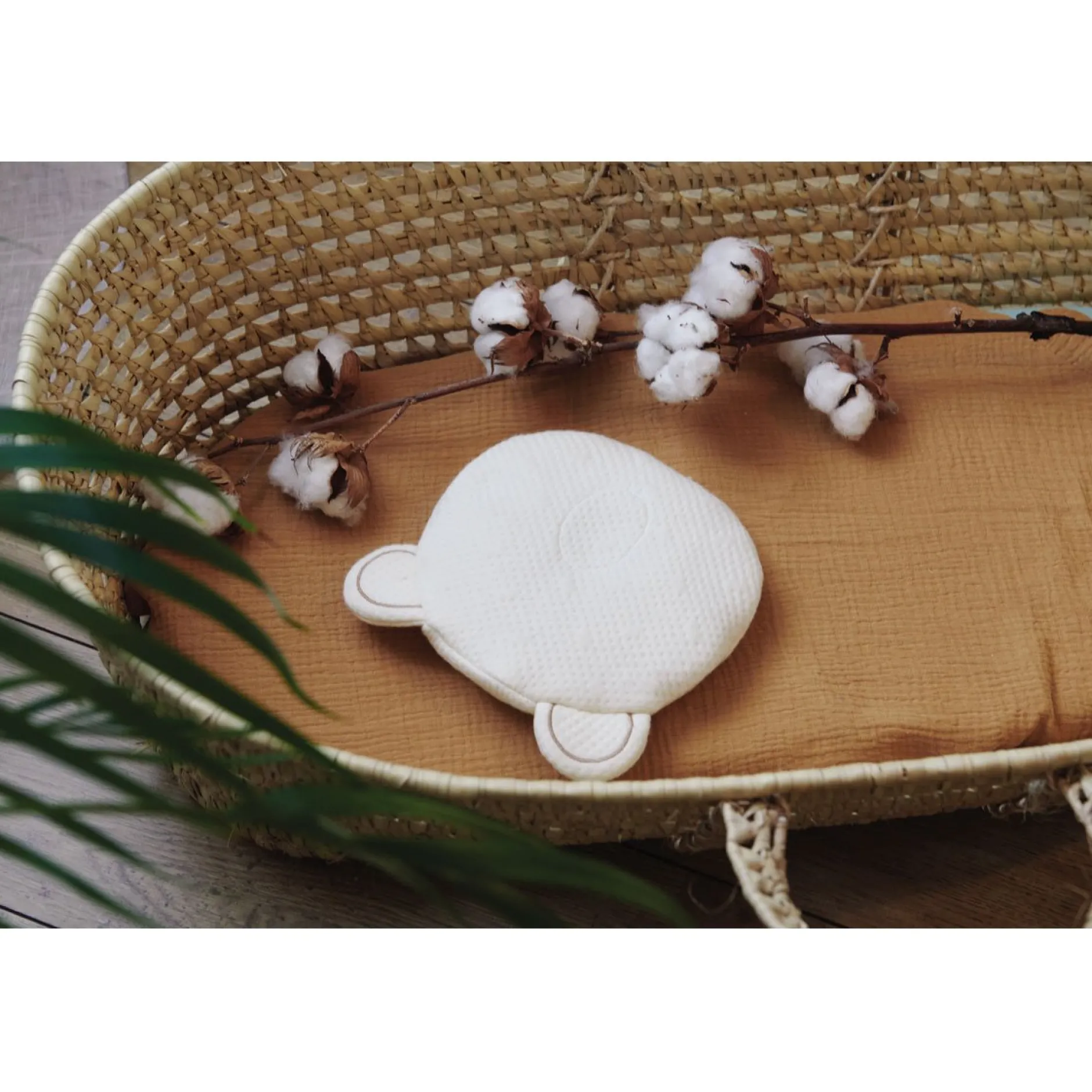 Cales-Bébé*Candide P'tit panda coton de Beige