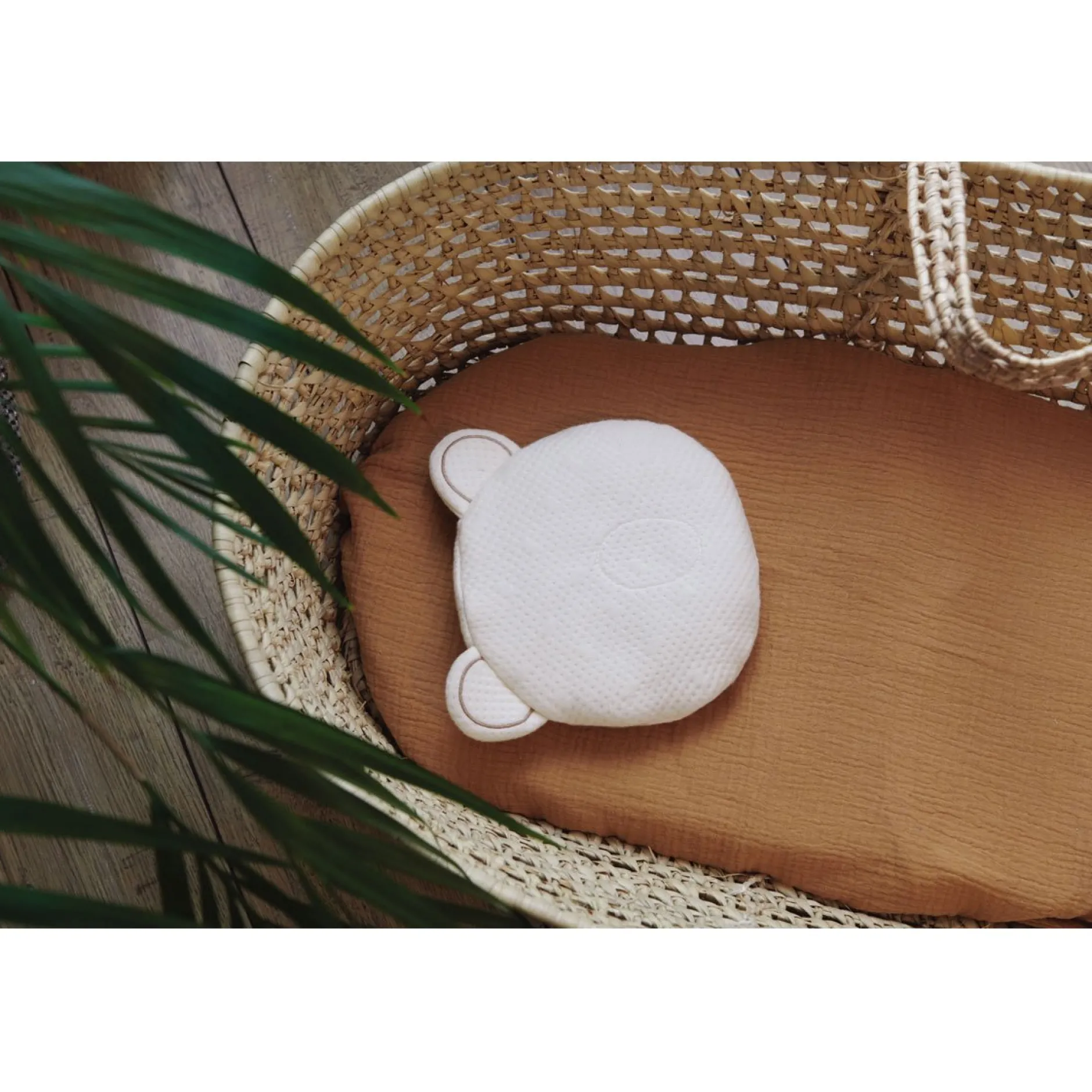 Cales-Bébé*Candide P'tit panda coton de Beige