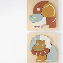 Puzzle|Jouets En Bois*Trois Kilos Sept Puzzle bébé en bois - lot de 2 - labellisé FSC® de