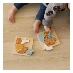 Puzzle|Jouets En Bois*Trois Kilos Sept Puzzle bébé en bois - lot de 2 - labellisé FSC® de