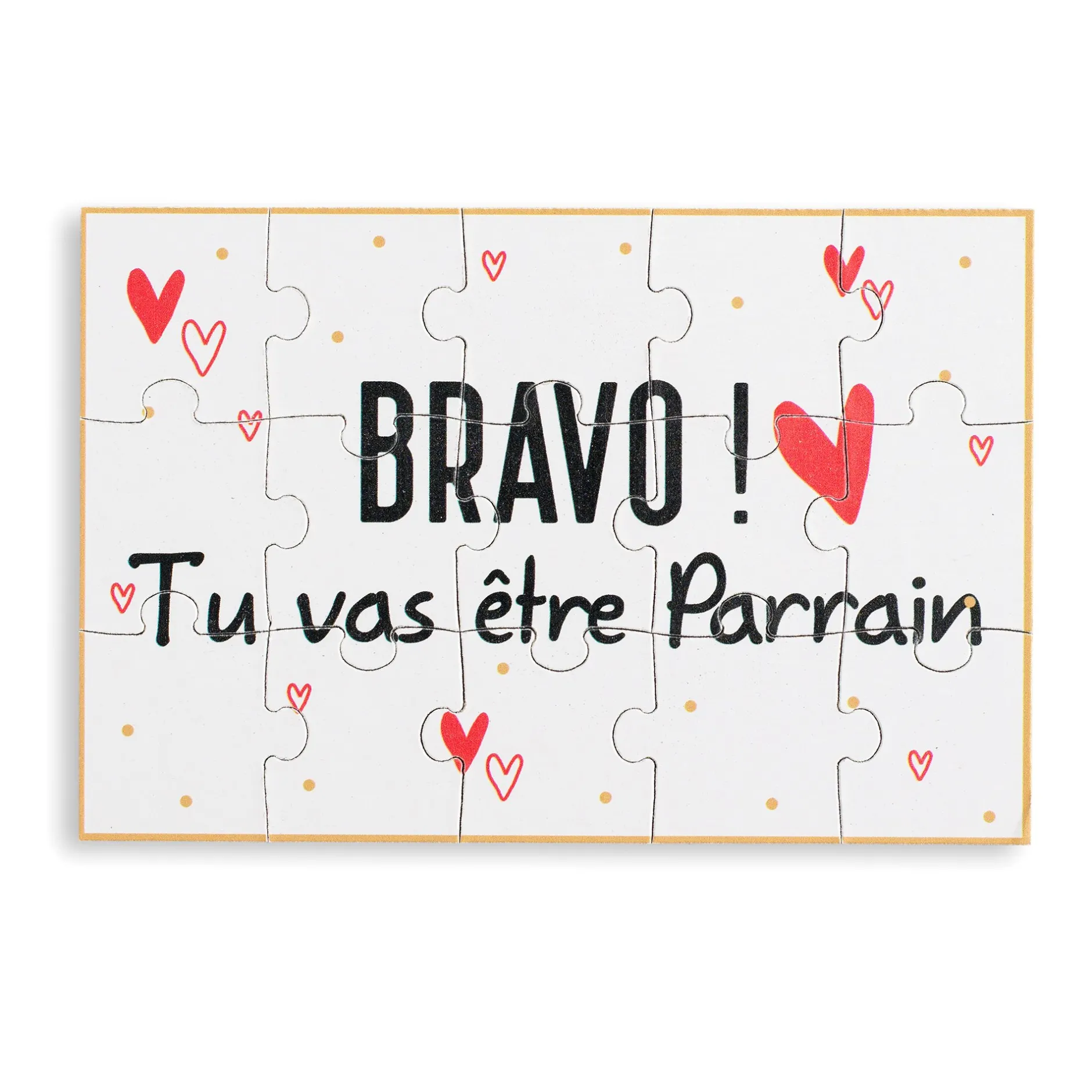 Puzzle*Maïka Puzzle d'annonce de Parrain