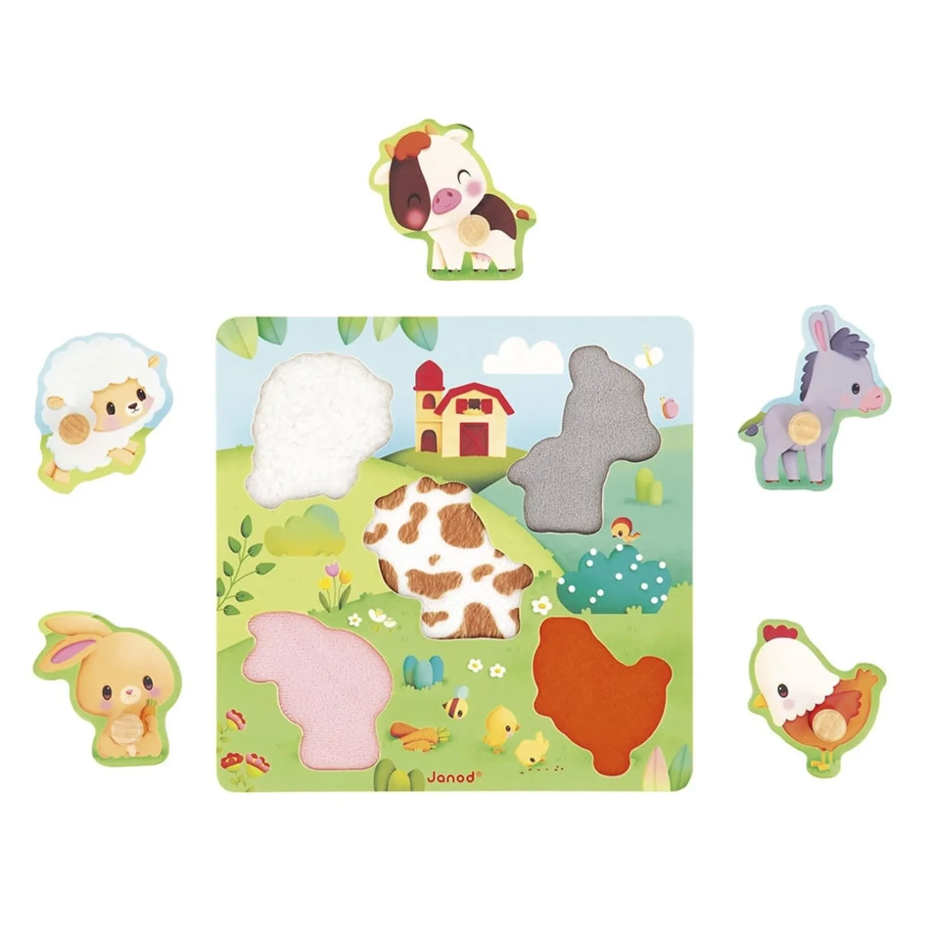 Puzzle*Janod Puzzle Ferme de