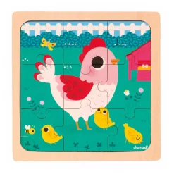Puzzle*Janod Puzzle Poulette Henriette de