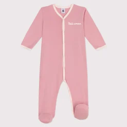 Pyjamas|Pyjamas*Petit Bateau Pyjama bébé en coton uni de Rose Charme