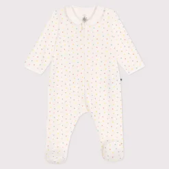 Pyjamas|Pyjamas*Petit Bateau Pyjama en coton à col avec zip cœurs de Marshmallow