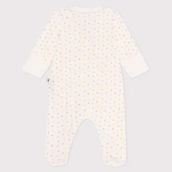 Pyjamas|Pyjamas*Petit Bateau Pyjama en coton à col avec zip cœurs de Marshmallow